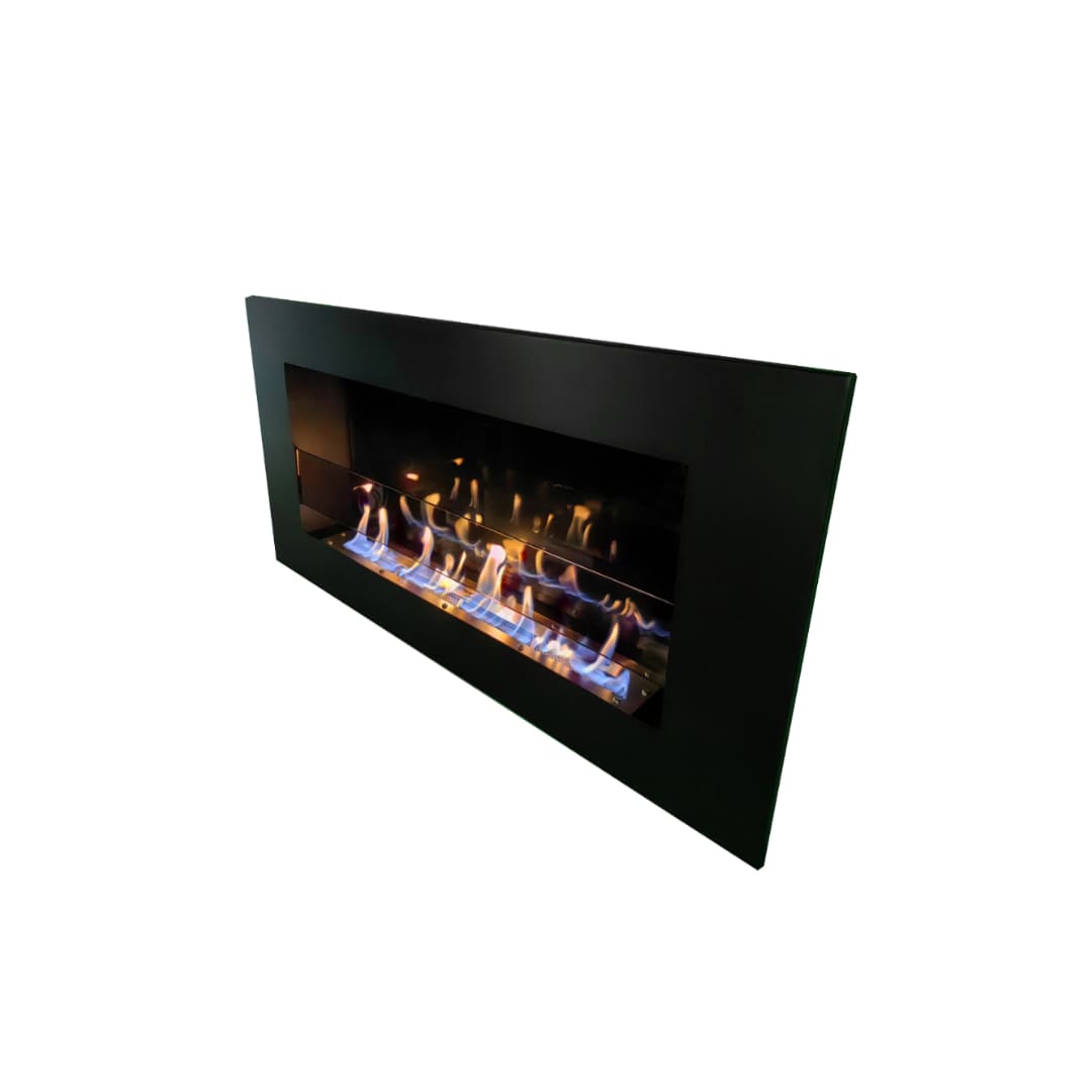 Биокамин "Русский огонь" Лофт 800V встраиваемый (высота 500мм.) с декоративным стеклом (стемалитом) по цене 25 100 руб.