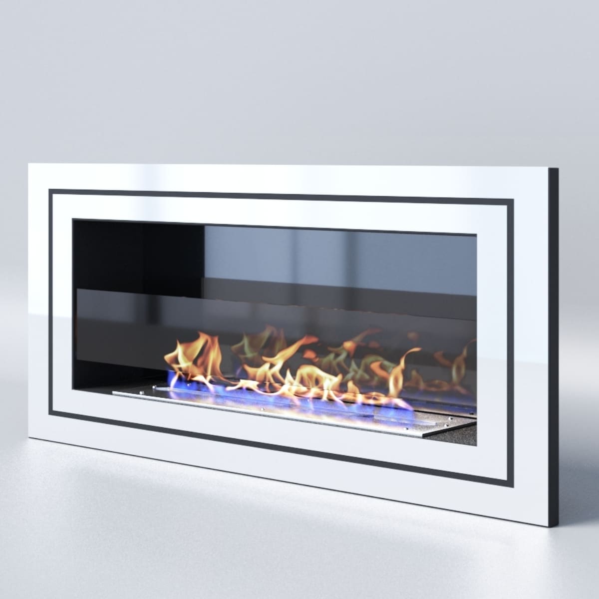 Биокамин "Русский огонь" Стенли 900V встраиваемый с защитным и декоративным стеклом по цене 47 100 руб.