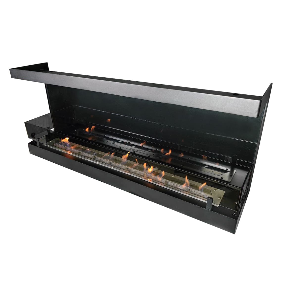 Биокамин "Русский огонь" Честер Фронт 1200 с защитным и декоративным стеклом по цене 58 220 руб.