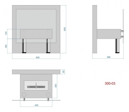 Биокамин напольный Lux Fire "Консул 3" 600 по цене 29 400 руб.
