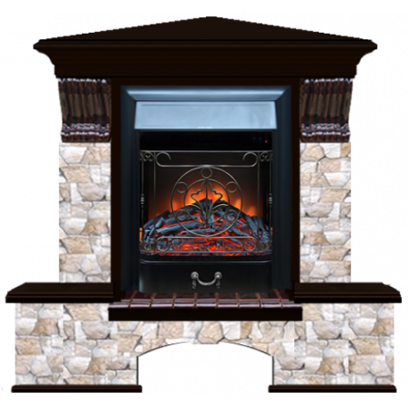 Бостон К Арбат угловой (венге)+Majestic Black