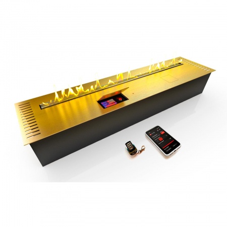 Автоматический биокамин ZeFire M 1200 латунный с ДУ Автоматический биокамин ZeFire M 1200 латунный с ДУ по цене 445 000 руб.