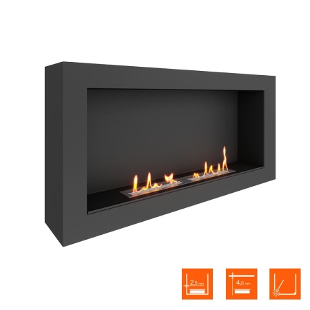 Биокамин SteelHeat WALL ONE 1100 LITE черный Биокамин SteelHeat WALL ONE 1100 LITE черный по цене 34 440 руб.