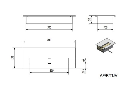 Прямоугольный контейнер Petit, TUV PRO по цене &euro;93