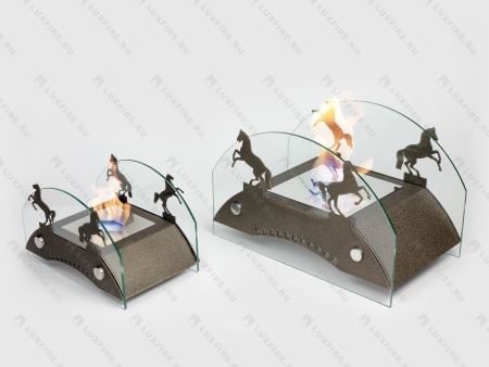 Настольный биокамин Lux Fire "Графский мост" М (бронза) по цене 19 602 руб.